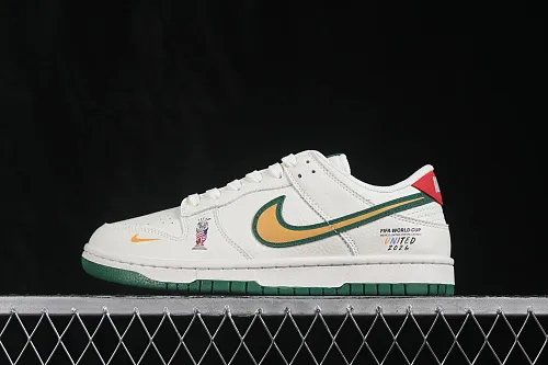 All categories Nk SB Dunk Series Nk SB Dunk Low High-end customized low-top sneakers Nike SB Dunk Low World Cup theme high-end customized low-top casual sneakers NH0601-495
